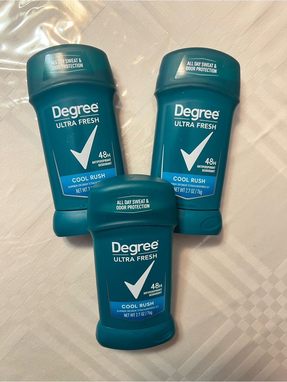 NWT Degree Ultra Fresh Cool Rush Antiperspirant Deodorant Bundle
